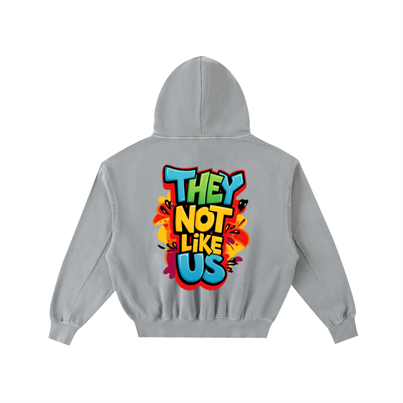 Frayed Enzyme Washed Fleece Hoodie