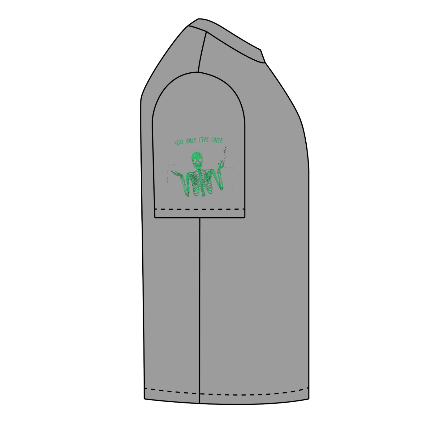 Unisex Seamless Cotton T-Shirt