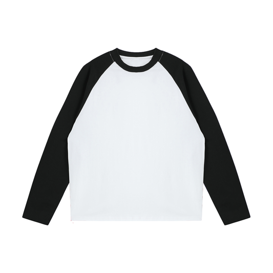 Color-Blocked Raglan Long-Sleeve T-Shirt