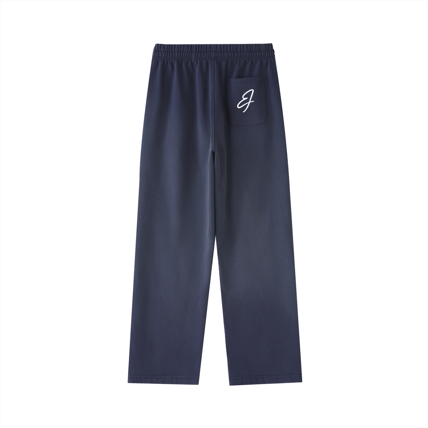 Vintage Washed Gradient Straight-Leg Sweatpants