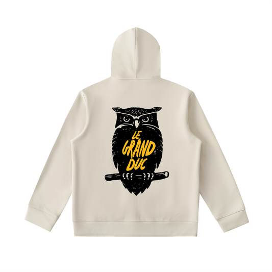 Essential Heavyweight High Neck  Zip-Up Hoodie