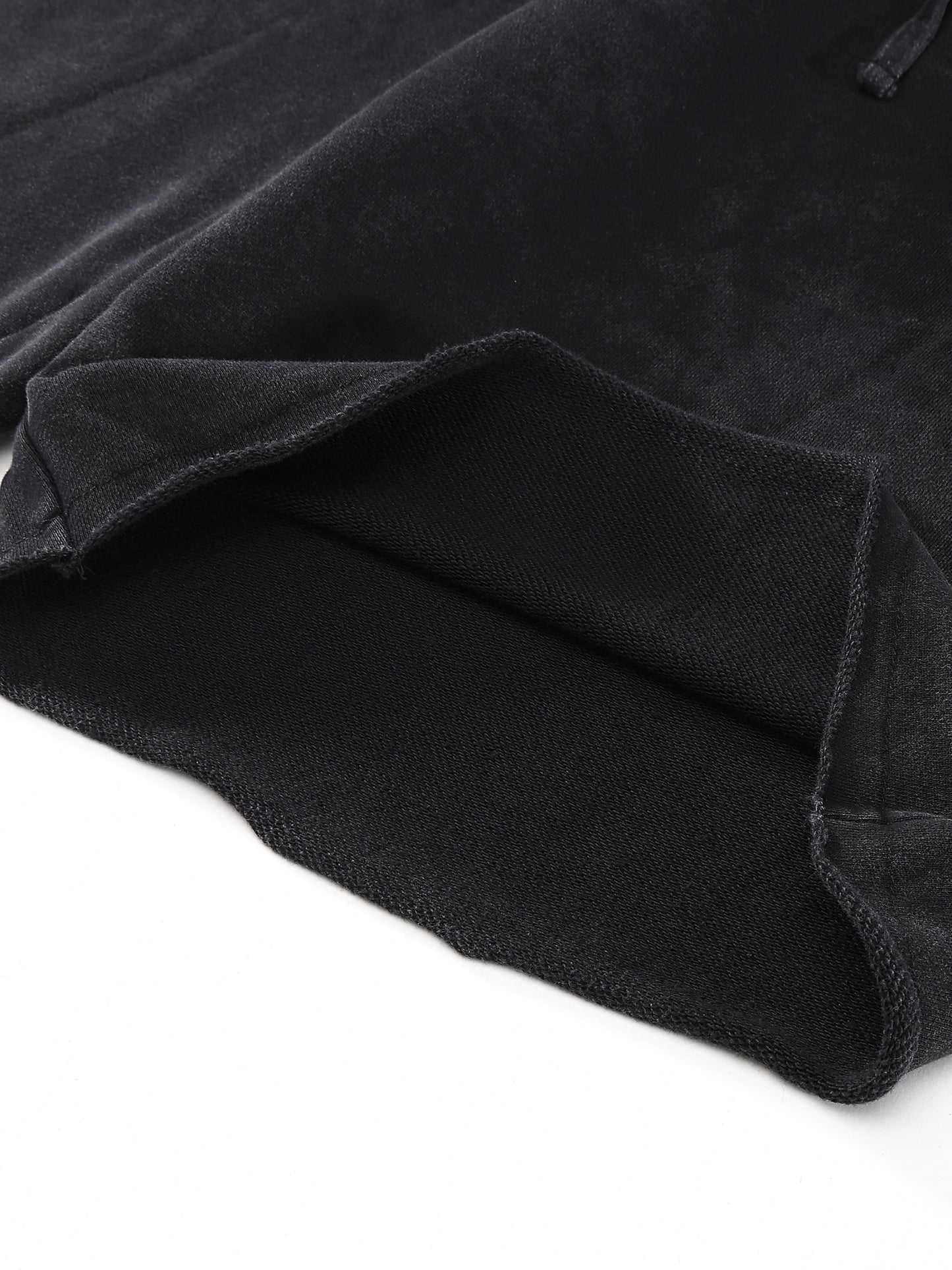 Vintage Washed Tiger Stripes Short Pants